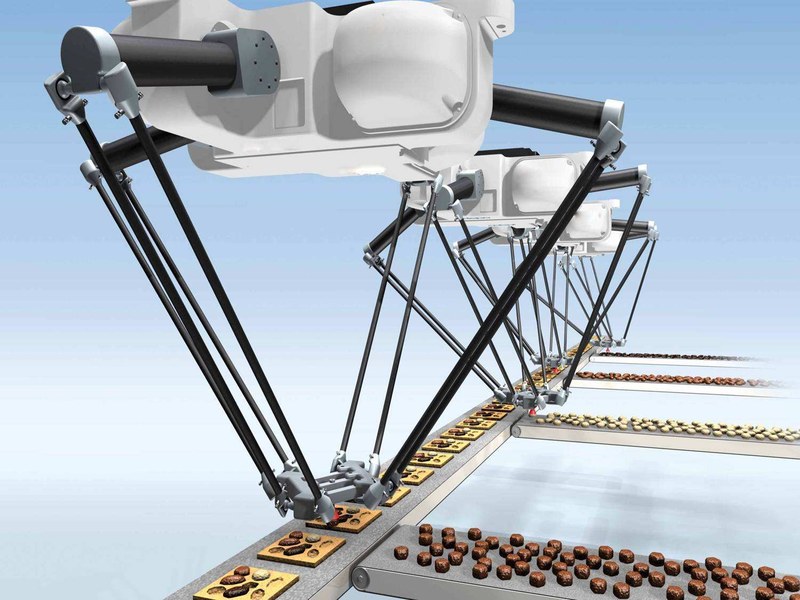 Delta并联蜘蛛手机器人 - 高速分拣视觉定位 YHTECH意恒智能